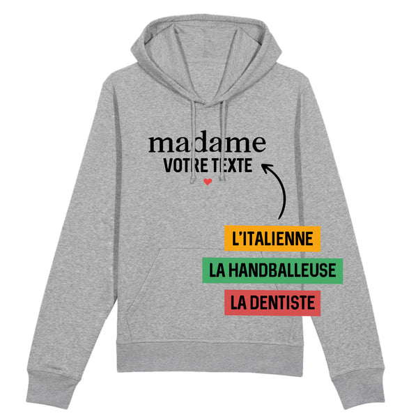 Madame votre texte - À personnaliser - XS Gris