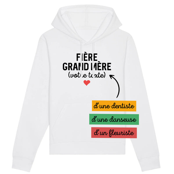 Fière grand mère (votre texte) - À Personnaliser - XS Blanc