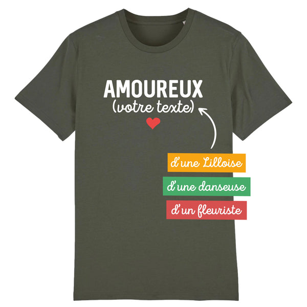 Amoureux (votre texte) - À Personnaliser