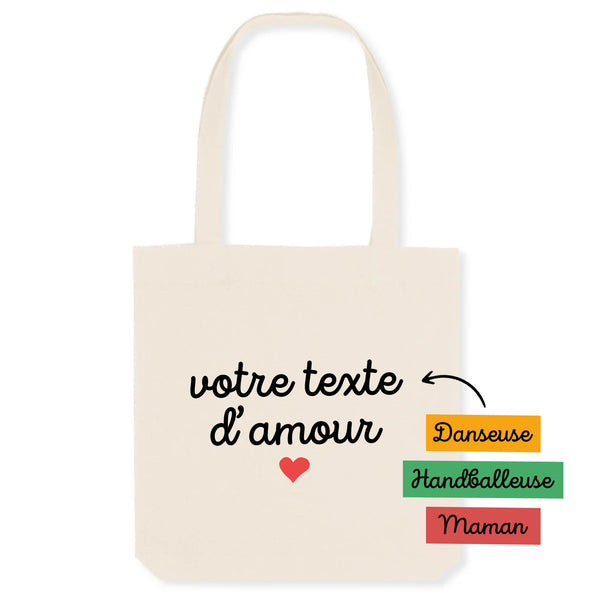 Votre texte d'amour - À Personnaliser - Unique Blanc