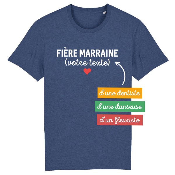Fière marraine (votre texte) - À Personnaliser -